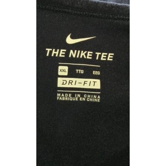 Nike Men's Dri-Fit tee Swoosh Logo Sleeveless top blue size XXL - Picture 4 of 6